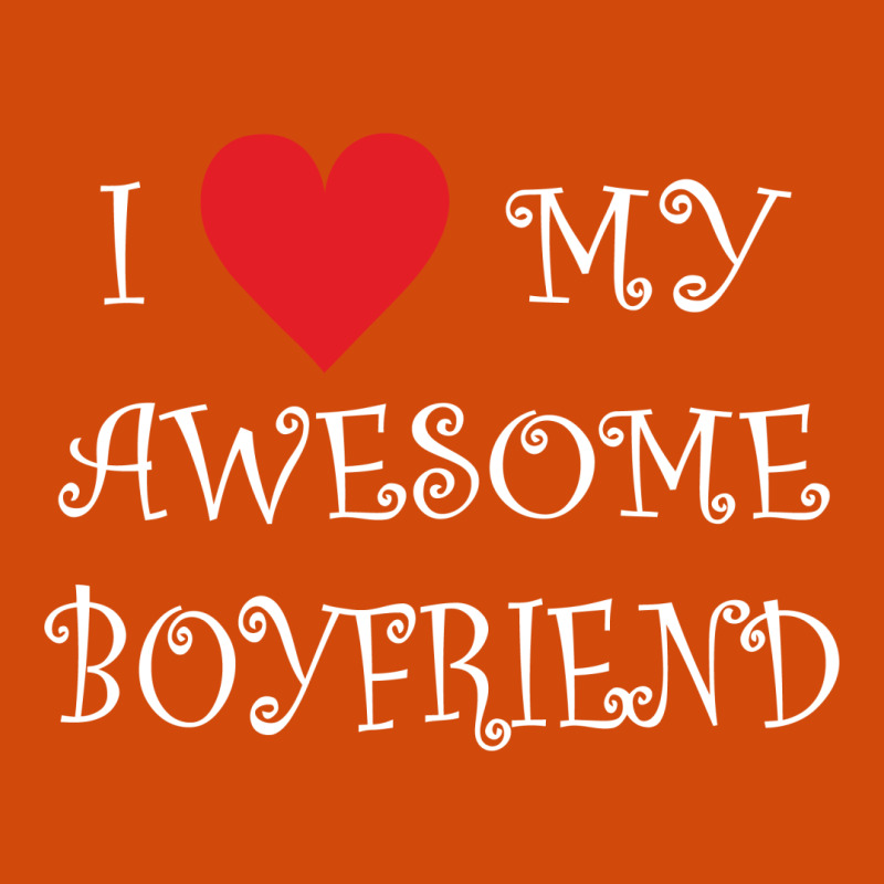 I Love My Boyfriend Rear Car Mat | Artistshot