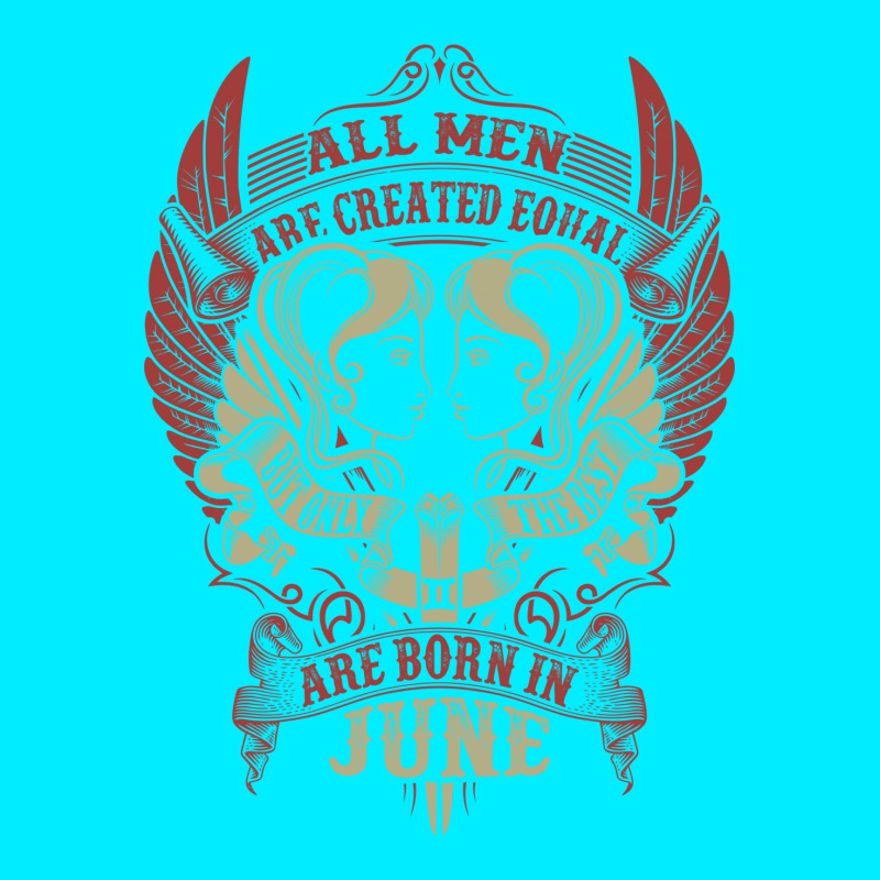 All Men Are Created Equal But Only The Best Are Born In June Rear Car Mat | Artistshot