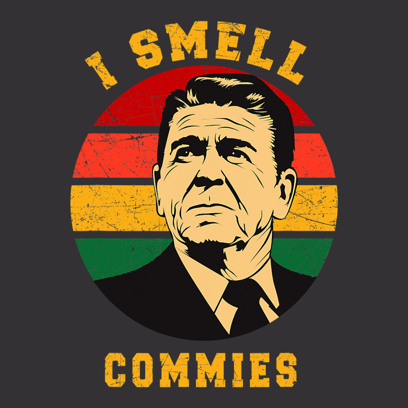 I Smell Commies Ronald Reagan Funny Retro Vintage Art Vintage Hoodie by VictorCruz | Artistshot