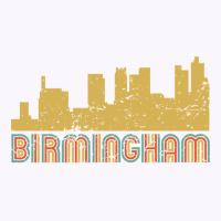 Vintage Retro Birmingham Alabama Skyline Long Sleeve T Shirt Tank Top | Artistshot