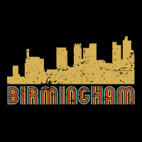 Vintage Retro Birmingham Alabama Skyline Long Sleeve T Shirt Unisex Jogger | Artistshot