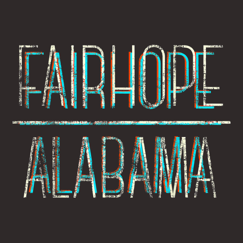 Vintage Retro Distressed Fairhope Alabama T Shirt Racerback Tank by paisleafuscaldo | Artistshot