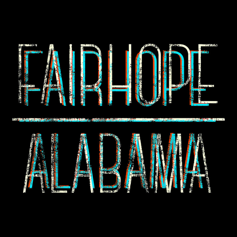 Vintage Retro Distressed Fairhope Alabama T Shirt Cropped Hoodie by paisleafuscaldo | Artistshot