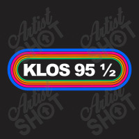 Rainbow Klos 95 5 Los Angeles 1980s Retro Radio Station Classic T Shir T-shirt | Artistshot