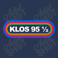 Rainbow Klos 95 5 Los Angeles 1980s Retro Radio Station Classic T Shir Men Denim Jacket | Artistshot