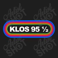 Rainbow Klos 95 5 Los Angeles 1980s Retro Radio Station Classic T Shir Classic T-shirt | Artistshot