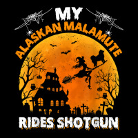 Alaskan Malamute Ride Shotgun Alaskan Malamute Dog Halloween T Shirt Pocket T-shirt | Artistshot