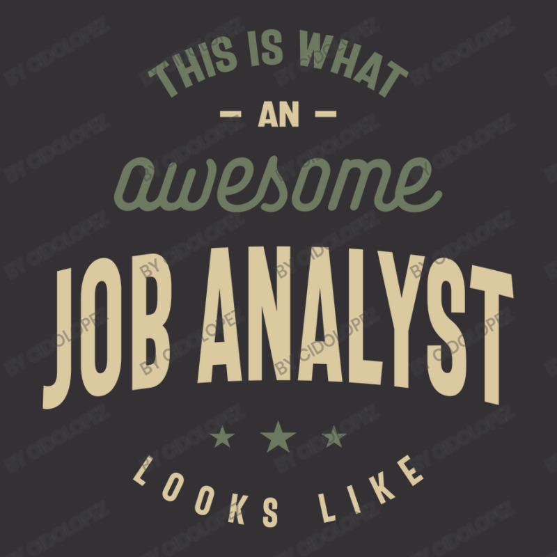 Funny Awesome Job Analyst Job Occupation Vintage Hoodie by cidolopez | Artistshot