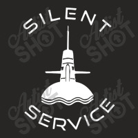 Silent Service Ladies Fitted T-shirt | Artistshot