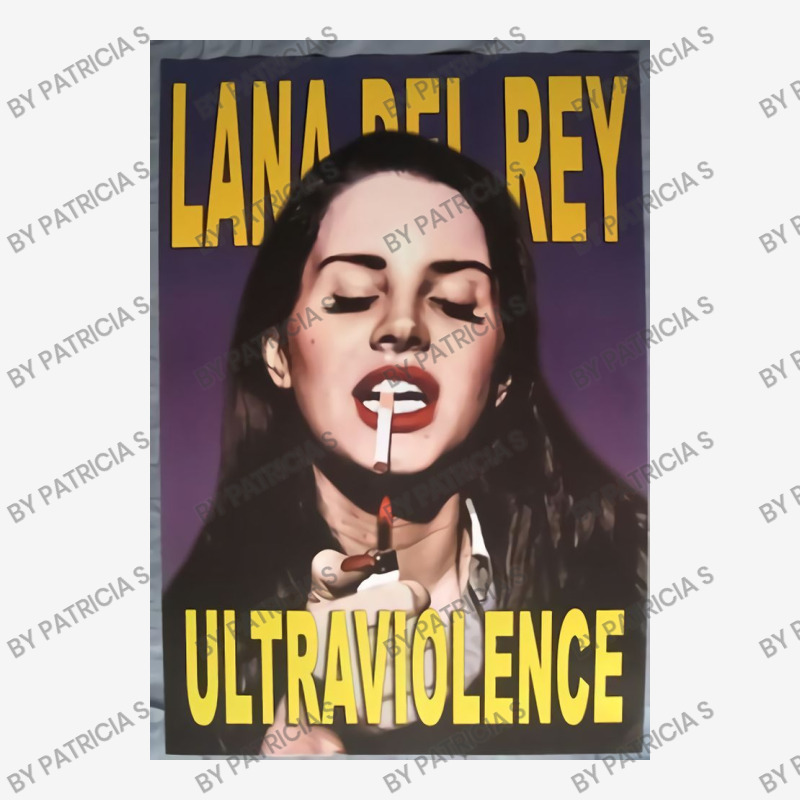 Lana Dell Ray Smoking Girl Bicycle License Plate | Artistshot