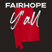 Womens Fairhope Alabama Y'all Al Pride State Map Cute V Neck T Shirt Tank Top | Artistshot