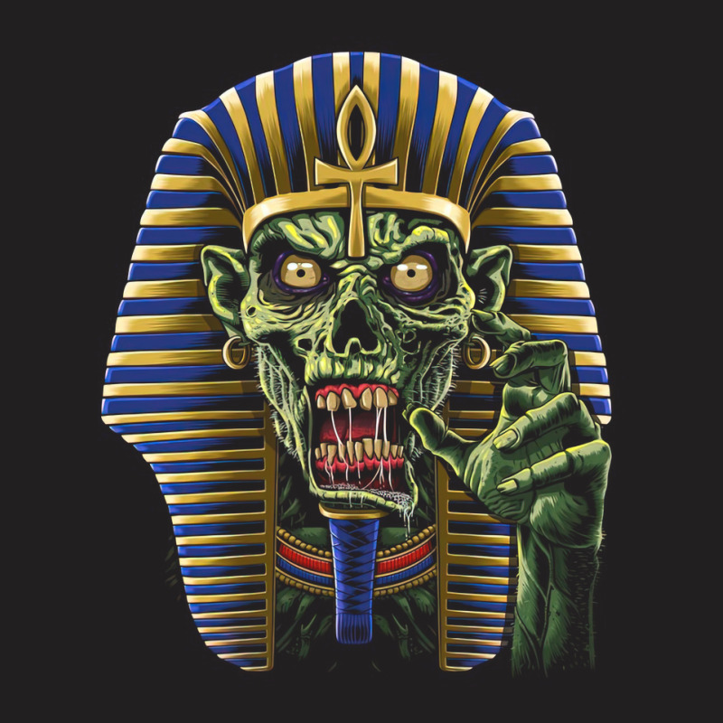 Zombie Egyptian Pharaoh Mummy Horror Scary T-Shirt by TaneaMartese | Artistshot