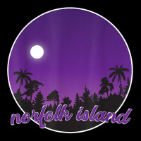 Norfolk Island By Night With Palms T Shirt Youth Zipper Hoodie | Artistshot