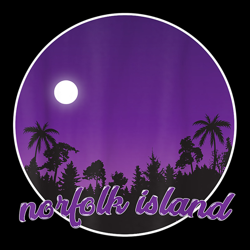 Norfolk Island By Night With Palms T Shirt Youth Zipper Hoodie by cucciailleveretcq | Artistshot