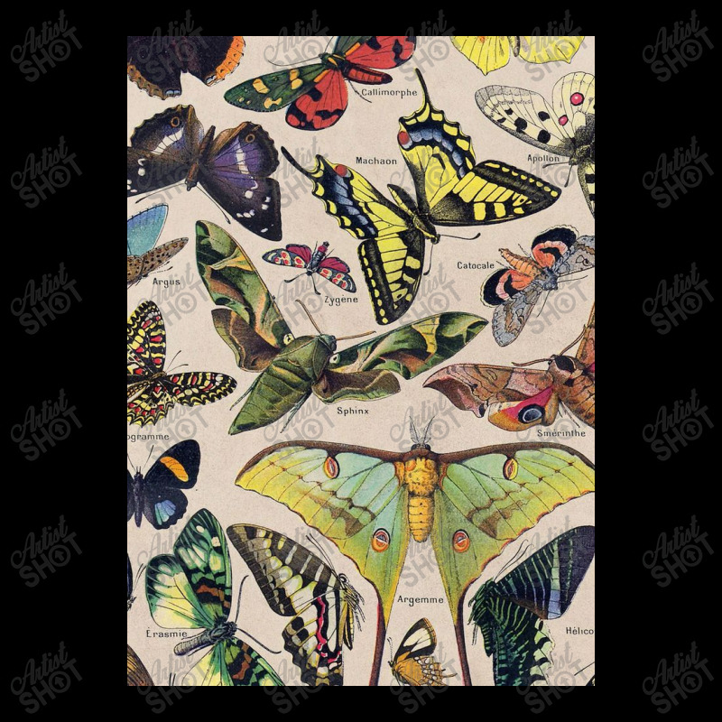 Adolphe Millot - Classic Vintage Butterfly Pocket T-shirt | Artistshot