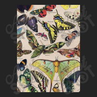 Adolphe Millot - Classic Vintage Butterfly 3/4 Sleeve Shirt | Artistshot