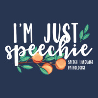 I'm Just Speechie Pathologist Gift Speech Language Therapy Ladies Denim Jacket | Artistshot