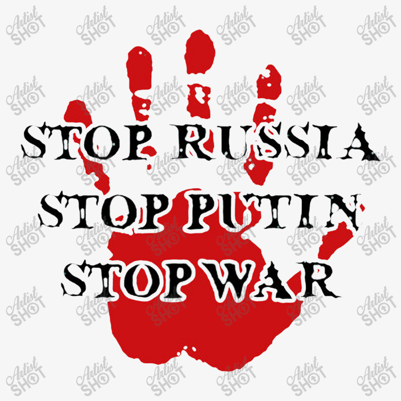 Stop Russia Stop Putin Stop War Ladies Fitted T-Shirt by raszmzdu | Artistshot