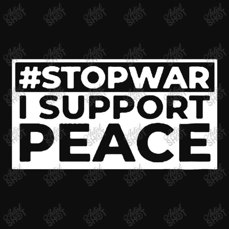 Stop War I Support Peace Crop Top by raszmzdu | Artistshot