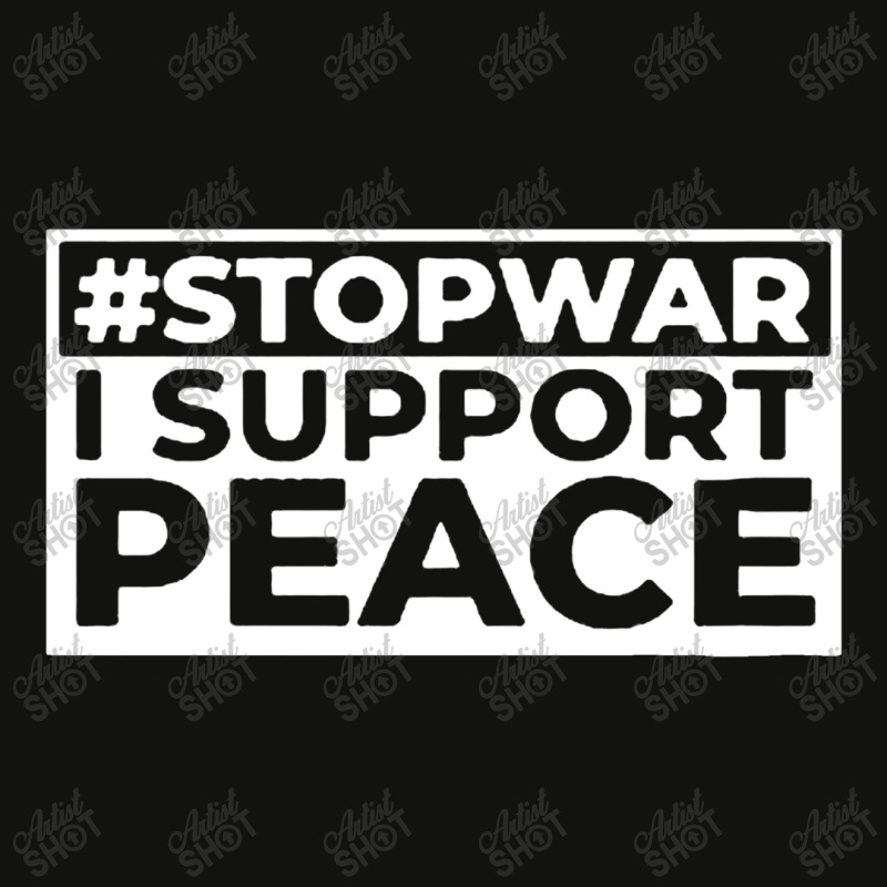 Stop War I Support Peace Scorecard Crop Tee by raszmzdu | Artistshot