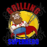 Grilling Superhero Men's Long Sleeve Pajama Set | Artistshot