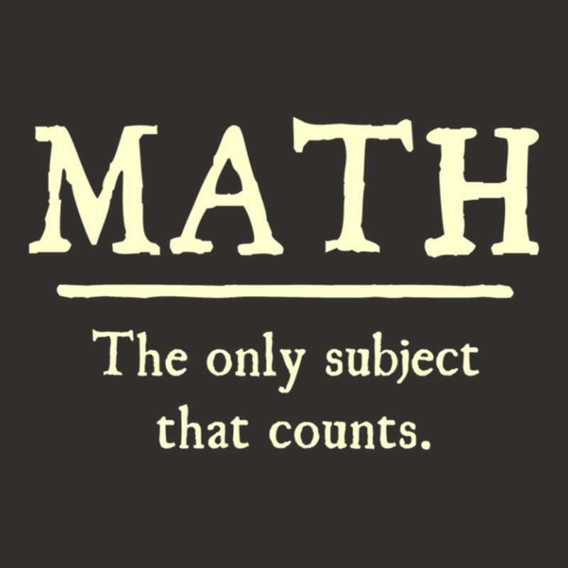 Math The Only Subject That Counts Fitted Champion Hoodie | Artistshot