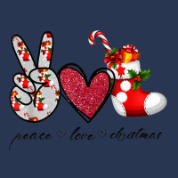 Peace Love Christmas Tis The Season Christmas Family Pajamas T Shirt Men Denim Jacket | Artistshot