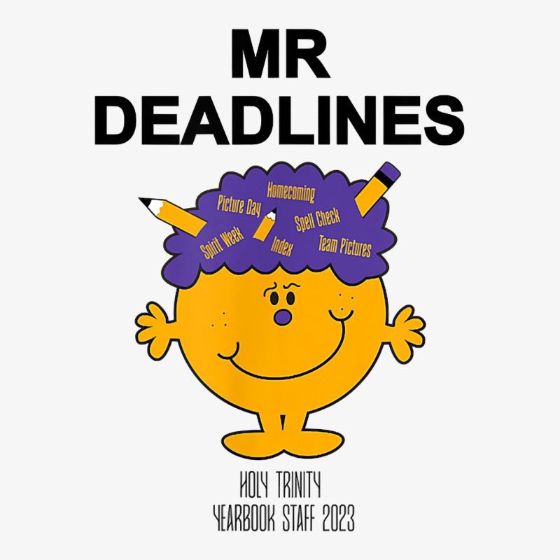 Mens Mr. Deadlines Ii   Yearbook T Shirt Ladies Fitted T-Shirt by h.avenaver | Artistshot