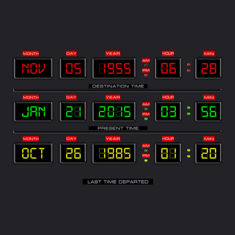 Back To The Future Time Circuits Youth Tee by BeautyShop | Artistshot