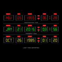 Back To The Future Time Circuits Toddler 3/4 Sleeve Tee | Artistshot