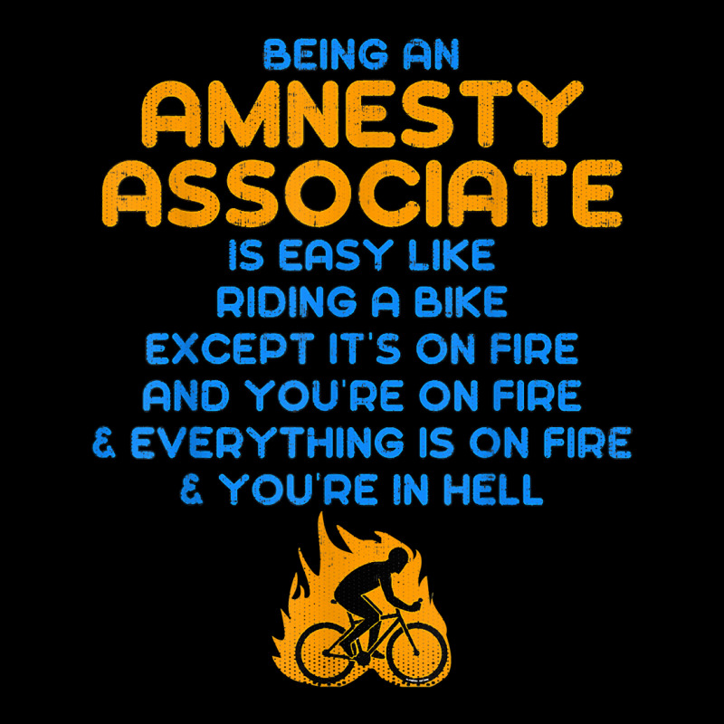 Amnesty Associate Like Riding A Bike On Fire T Shirt Long Sleeve Shirts | Artistshot