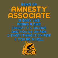 Amnesty Associate Like Riding A Bike On Fire T Shirt Vintage Short | Artistshot