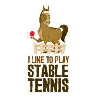 I Like To Play Stable Tennis Funny Horse Ping Pong T Shirt Youth Tee | Artistshot