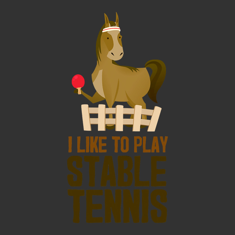 I Like To Play Stable Tennis Funny Horse Ping Pong T Shirt Baby Bodysuit by Binhthai9809 | Artistshot