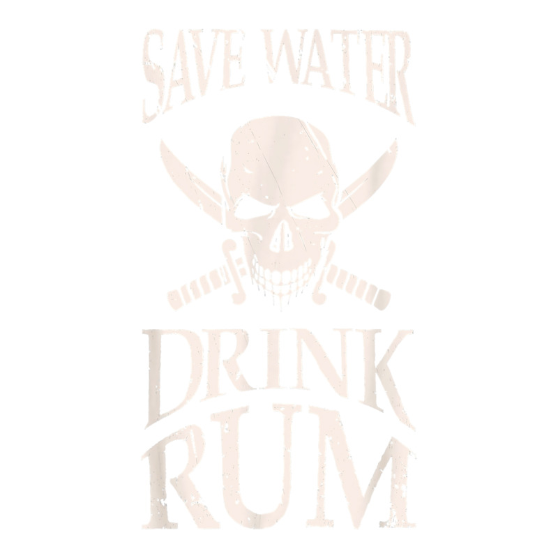 Save Water Drink Rum, Pirate Scallywag Buccaneer Tshirt Crop Top by PhoebeHaggett | Artistshot