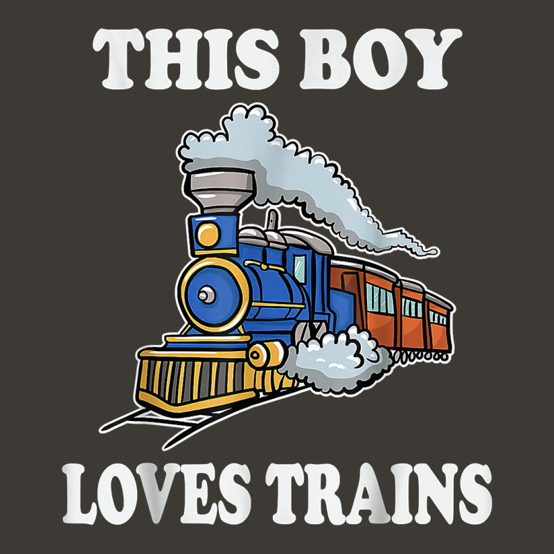 This Boy Loves Trains For A Train Lover Wagon Locomotive T Shirt Bucket Hat by h.avenaver | Artistshot