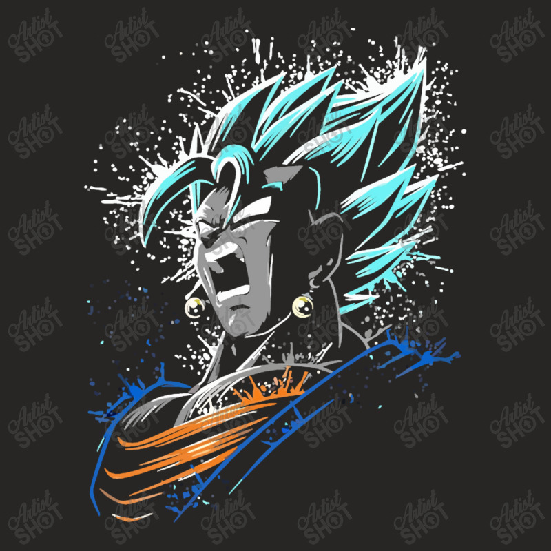 Goku Powder Ladies Fitted T-Shirt by qimanariski | Artistshot