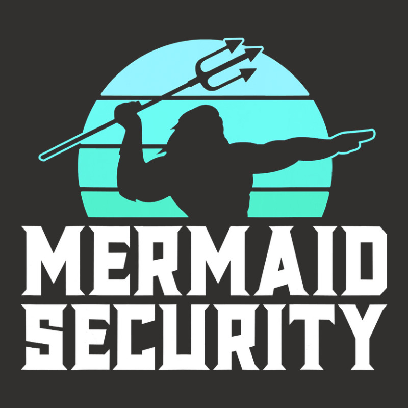 Mermaid Security Shirt Mens Boys Swimmer Dad Merdad Trident T Shirt Champion Hoodie | Artistshot