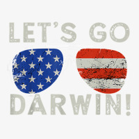 Aviator Sunglasses American Flag Let’s Go Darwin T Shirt Ladies Fitted T-shirt | Artistshot