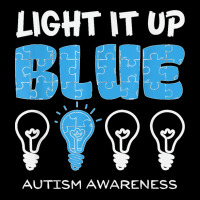 Light It Up Blue Autism Awareness April Mom Dad Kids Puzzle T Shirt Men's Long Sleeve Pajama Set | Artistshot