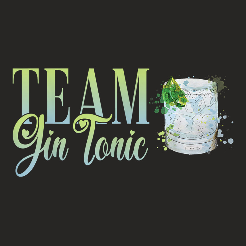 Hen Party Team Gin Tonic Cocktail For Bartender T Shirt Ladies Fitted T-Shirt by rierauigentrythe | Artistshot