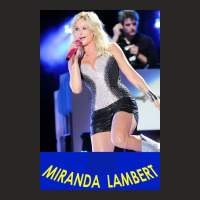 #mdmathena42 Miranda Lambert Sedang Bernyanyi Sambil Mengangkat Kaki K Ladies Fitted T-shirt | Artistshot