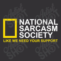 National Sarcasm Society Satirical Parody Design Men & Women Vintage Short | Artistshot