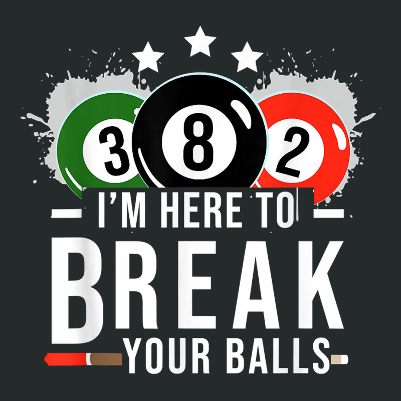 Pool Billiard Shirt   Billard Pool Break Balls Rack T Shirt T Shirt Women's Triblend Scoop T-shirt by rierauigentrythe | Artistshot