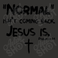 Normal Isn't Coming Back But Jesus Is Revelation 14 Costume Champion Hoodie | Artistshot