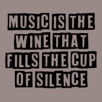 Simple Minimal Funny Music Is The Wine That Fills The Cup Of T Shirt Vintage T-shirt | Artistshot