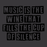 Simple Minimal Funny Music Is The Wine That Fills The Cup Of T Shirt Ladies Curvy T-shirt | Artistshot