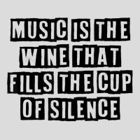 Simple Minimal Funny Music Is The Wine That Fills The Cup Of T Shirt Men's Polo Shirt | Artistshot