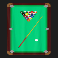 Pool Table T Shirt Billiards 8 Ball Cue Snooker Graphic Tee Classic T-shirt | Artistshot