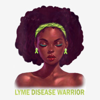 Womens Afro African American Black Woman Lyme Disease Warrior V Neck Tote Bags | Artistshot